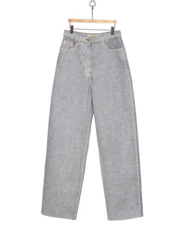 FW25 GRAY STRAIGHT JEANS