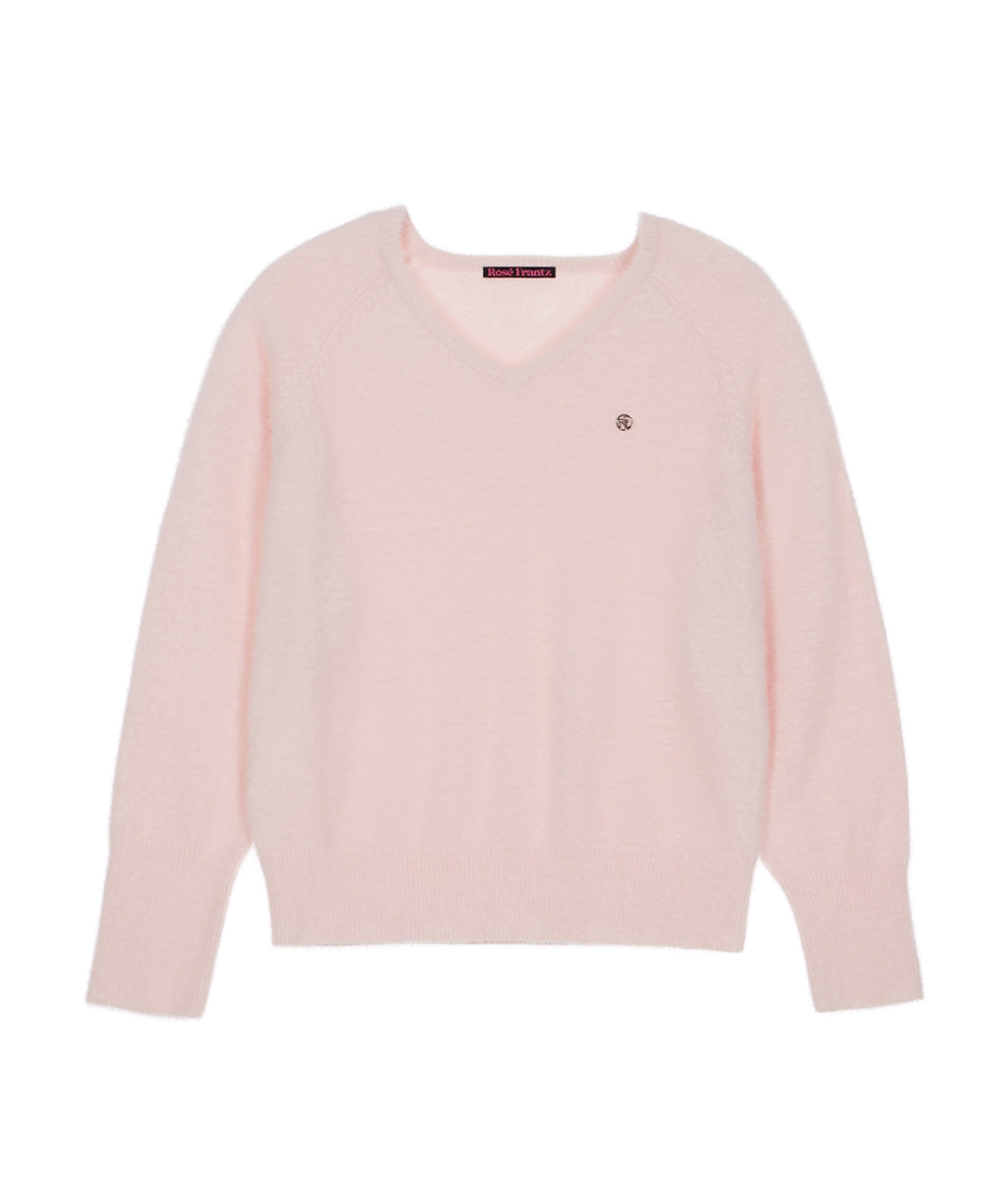 로제프란츠 Fur V-neck Knit [Pink] 상품 이미지 3