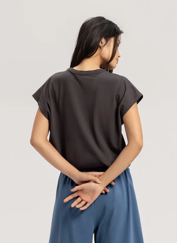 Vase short sleeve (Unisex)_Pavement