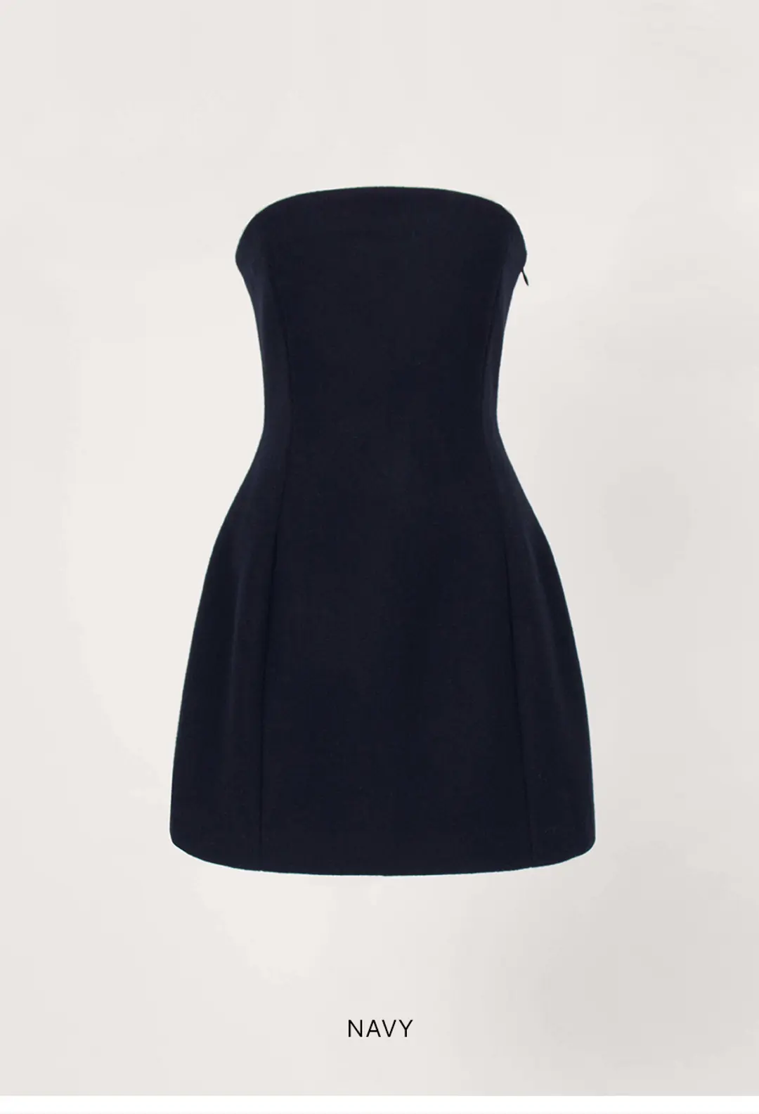 오버듀플레어 VOLUME TUBE DRESS_NAVY 상품 이미지 1