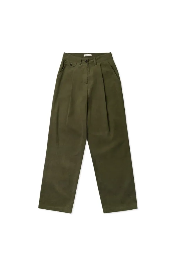 Bunny corduroy pants_khaki