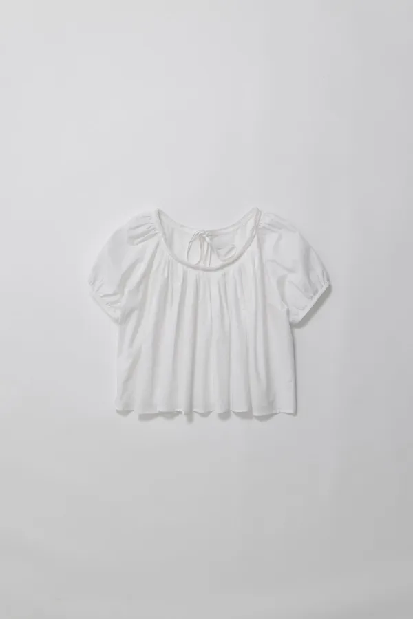 a puff blouse (white)