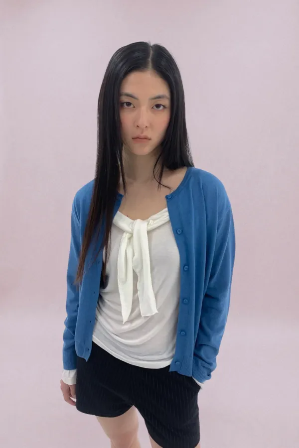 Mono Cardigan / Blue
