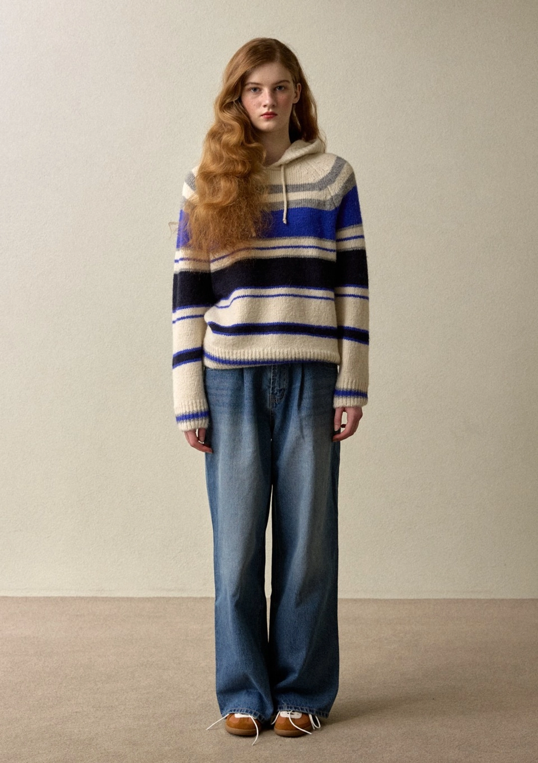 오픈도어 Retro Hood Knit Ivory 상품 이미지 2