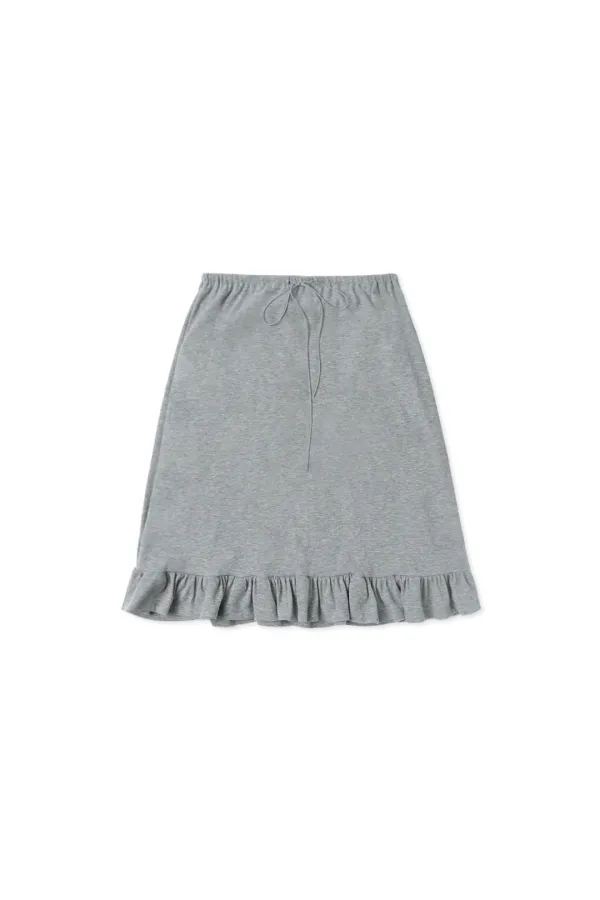 Aile frill skirt_gray