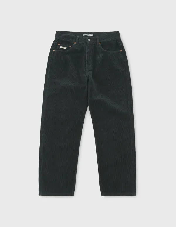 CREST WASHED CORDUROY PANTS / Charcoal