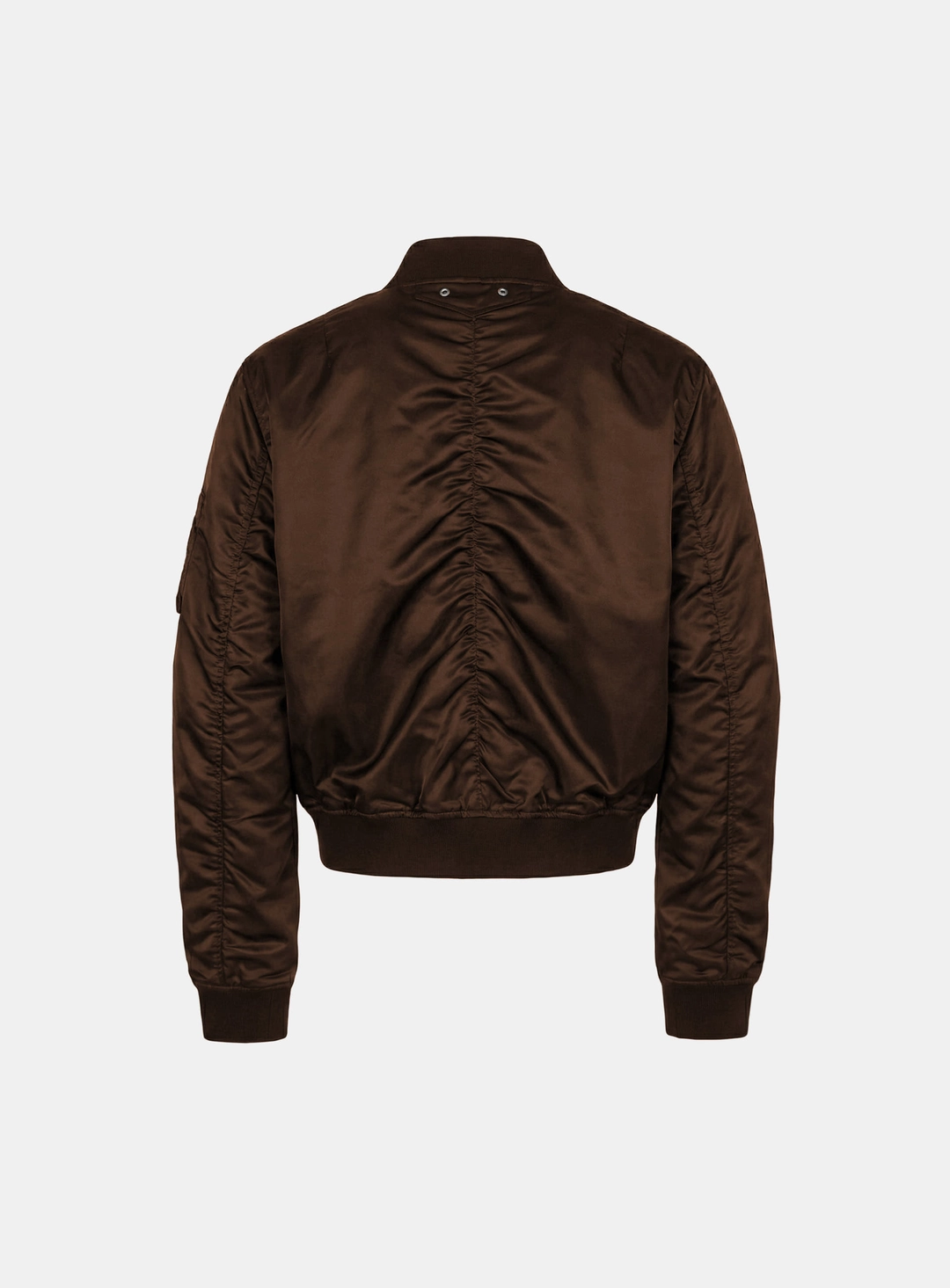 배드블러드 [w-jkt26-012] Satin Nylon MA-1 Jacket - Brown 상품 이미지 2