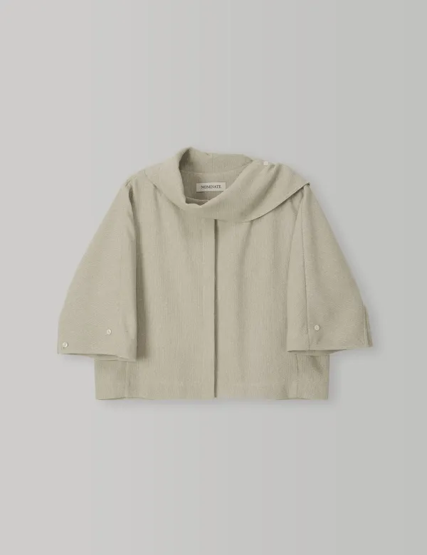 New Vento Scarf Blouse (Mint)