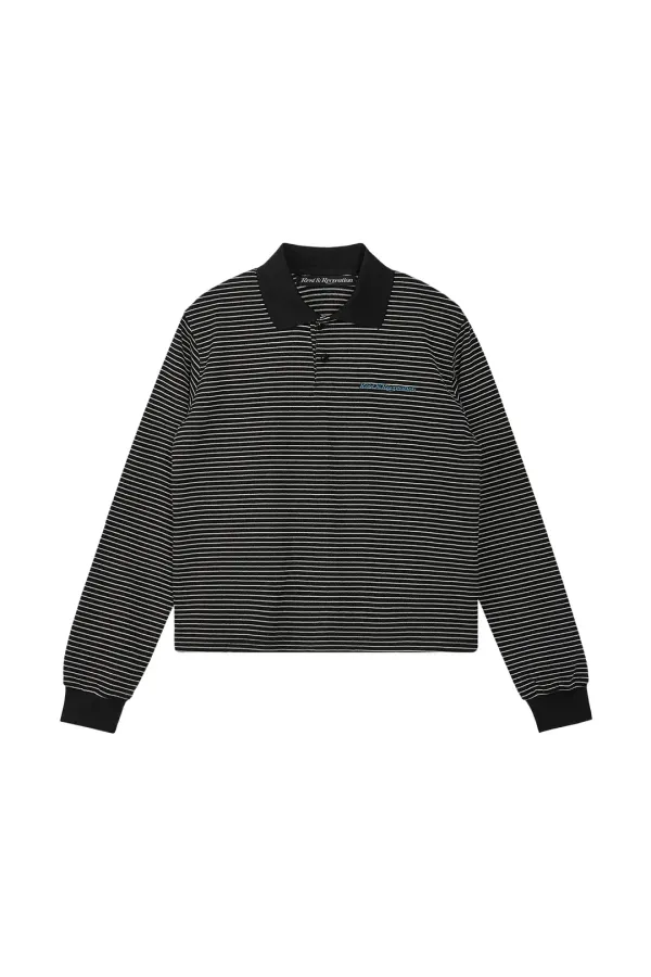 STRIPE PK T-SHIRT - BLACK