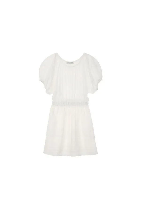 Shirring Balloon Ops, White