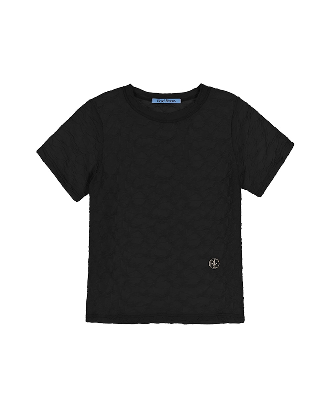 로제프란츠 Wrinkle Slimfit T-shirt [Black] 상품 이미지 1
