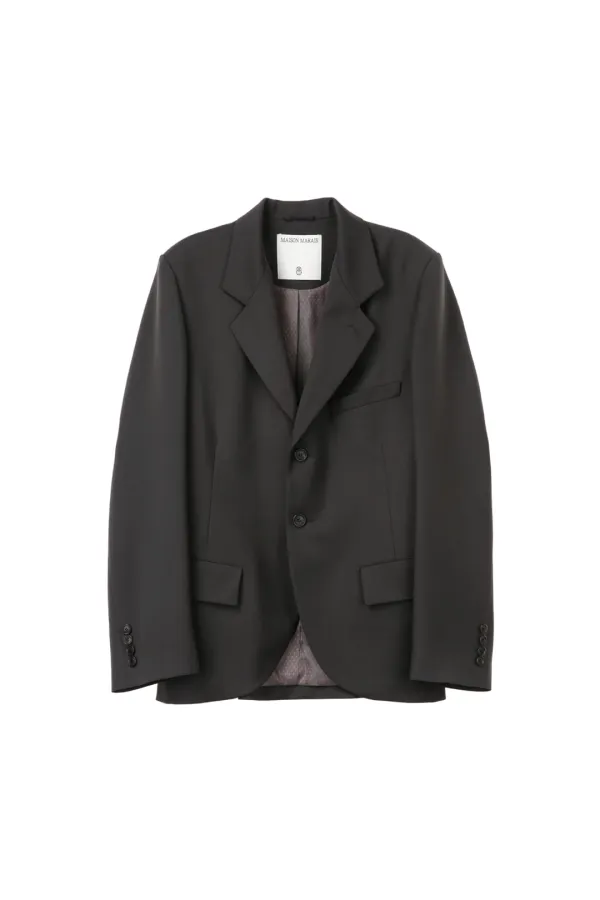 2 Buttons Jacket, Charcoal