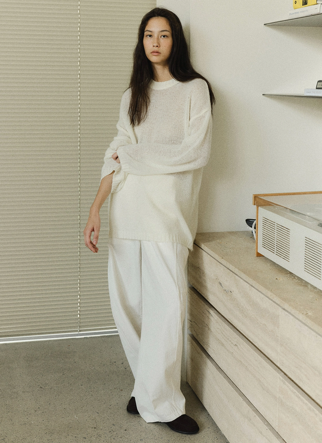 르닐 Pond Mohair Knit (Ivory) 상품 이미지 3