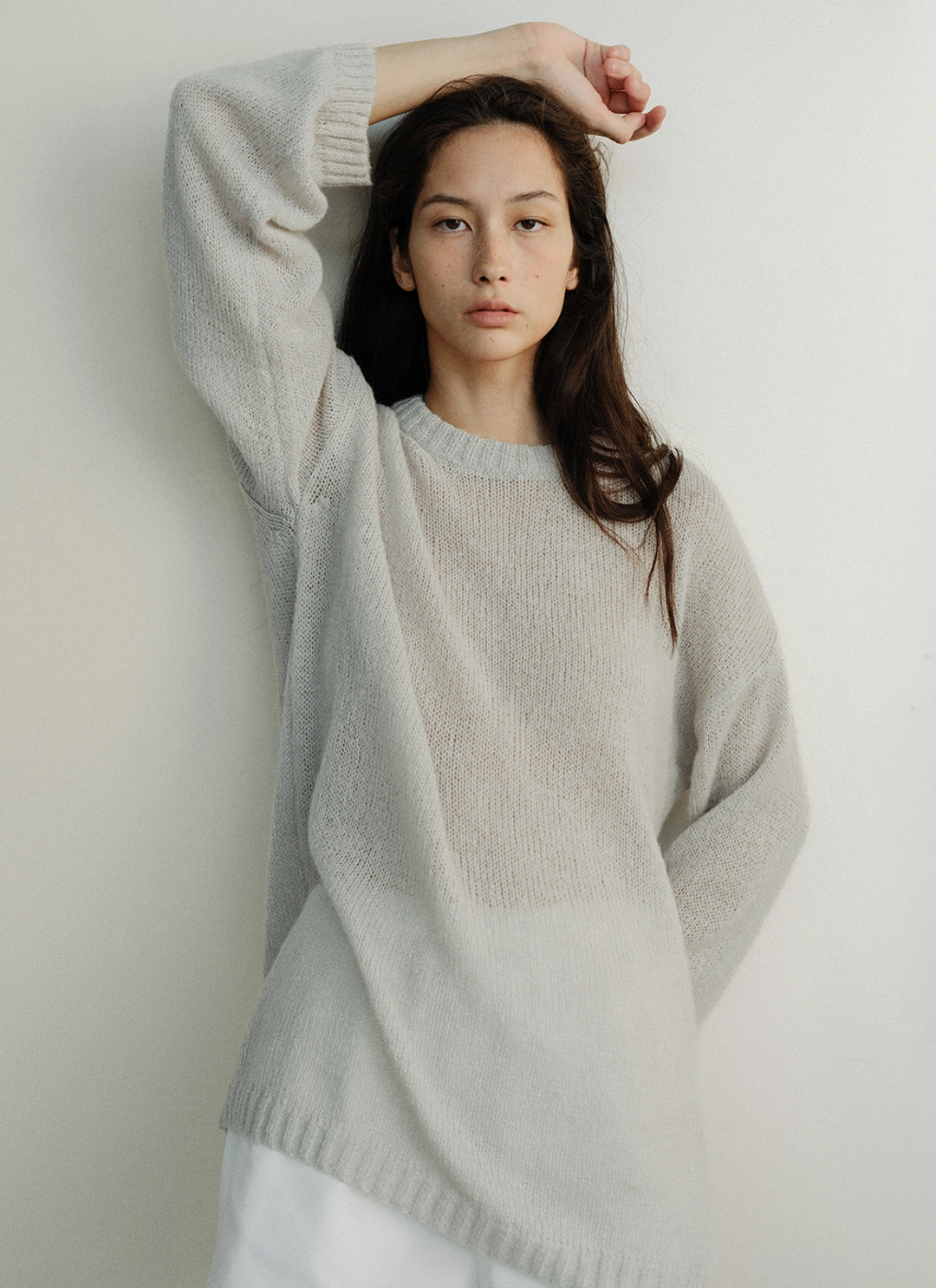 르닐 Pond Mohair Knit (Light Grey) 상품 이미지 1