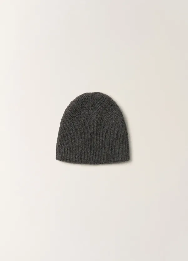 2ND / Bisou baby alpaca beanie (Deep charcoal)