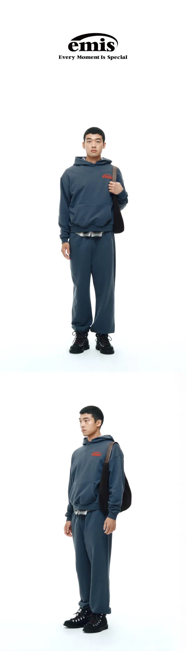 MONO LOGO SWEATPANTS-NAVY