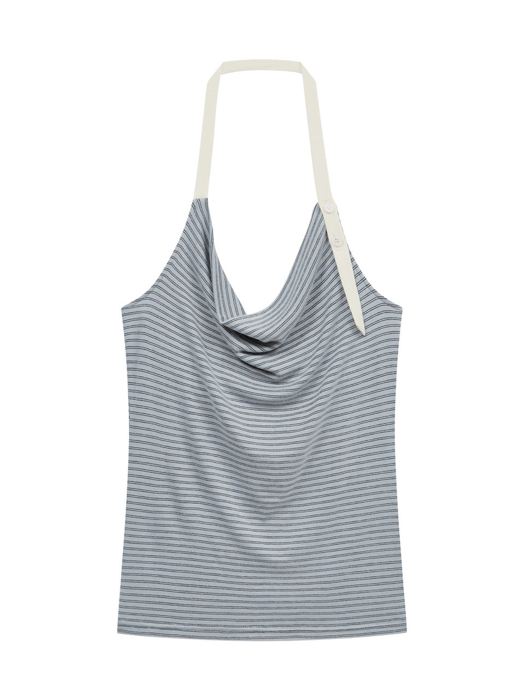마가린핑거스 STRIPE HALTER TOP (BLUE) 상품 이미지 1