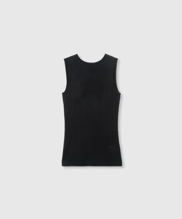 LOTUS KNIT SLEEVELESS