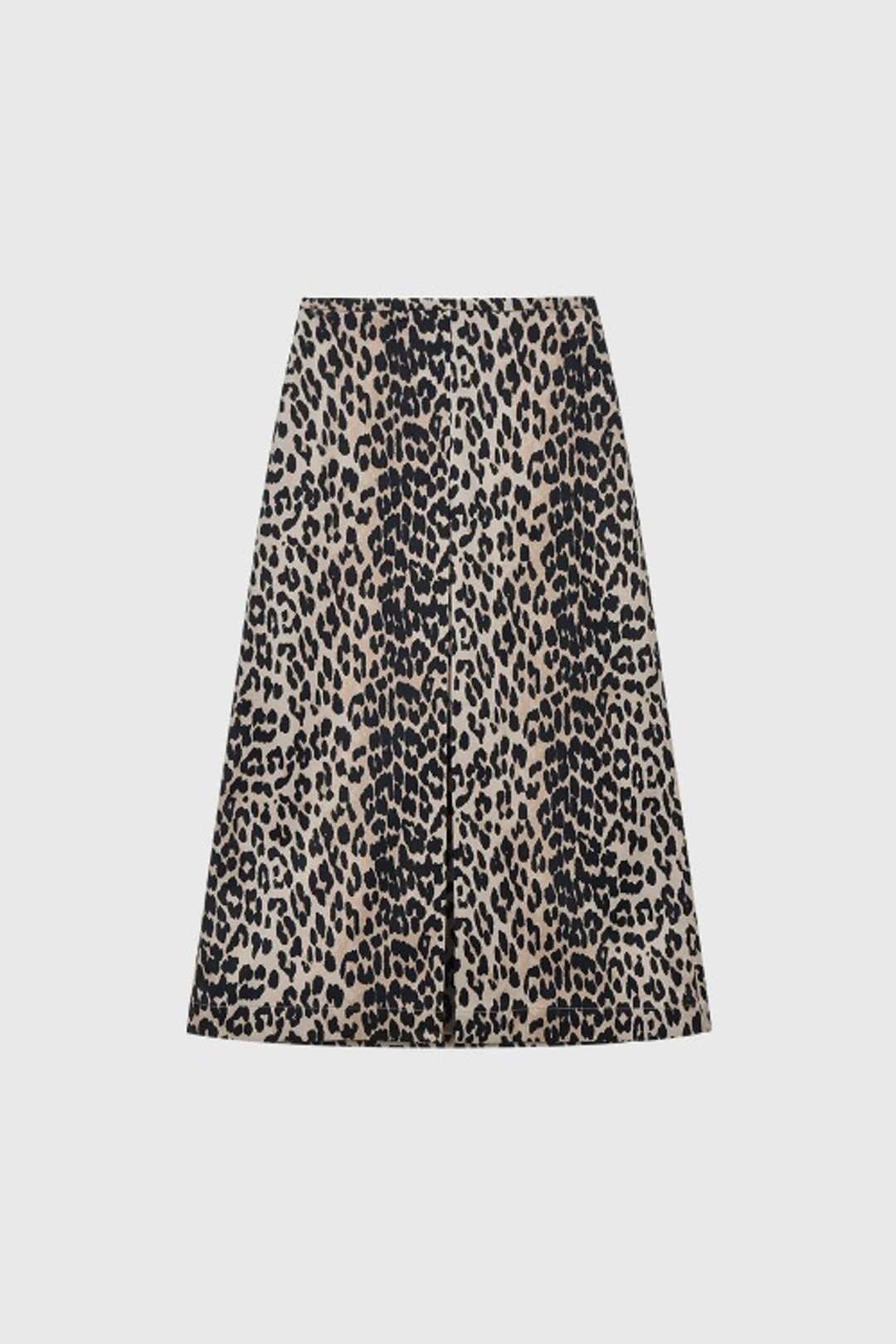 퀸스래빗 Soft Pleats Midi Skirt_Leopard 상품 이미지 3