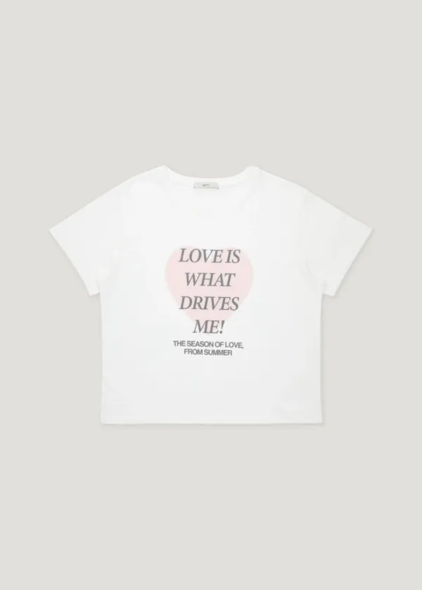 [5th] Love T-shirt_White