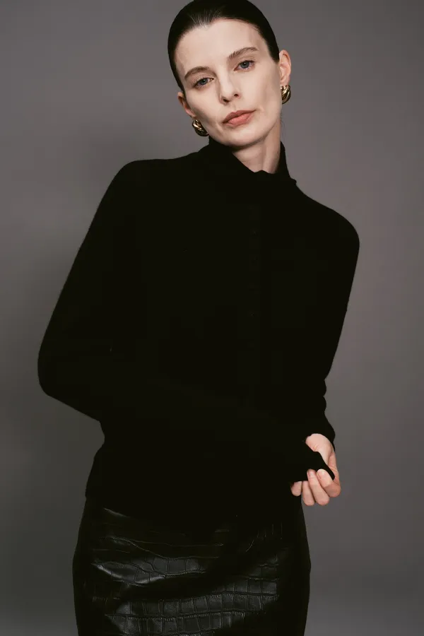 Maeve Wool Cashmere Knit Cardigan