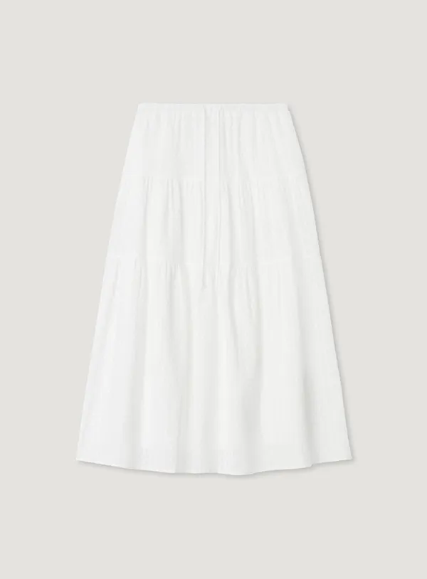 WISH PUNCHING SKIRT_WHITE