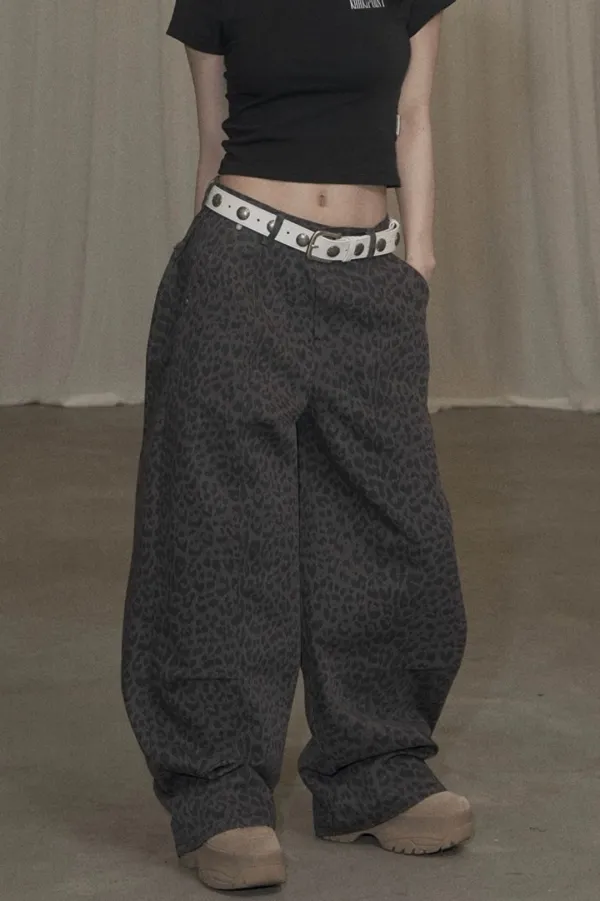 Cotton Balloon Pants (leopard)