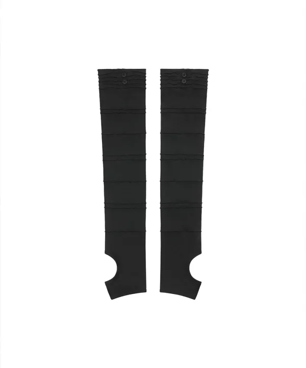 [레이 PICK] Sazanami knee socks BLACK