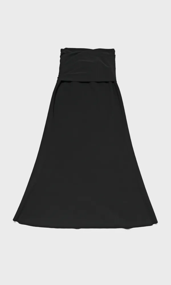 Signature System Maxi Skirt_Black