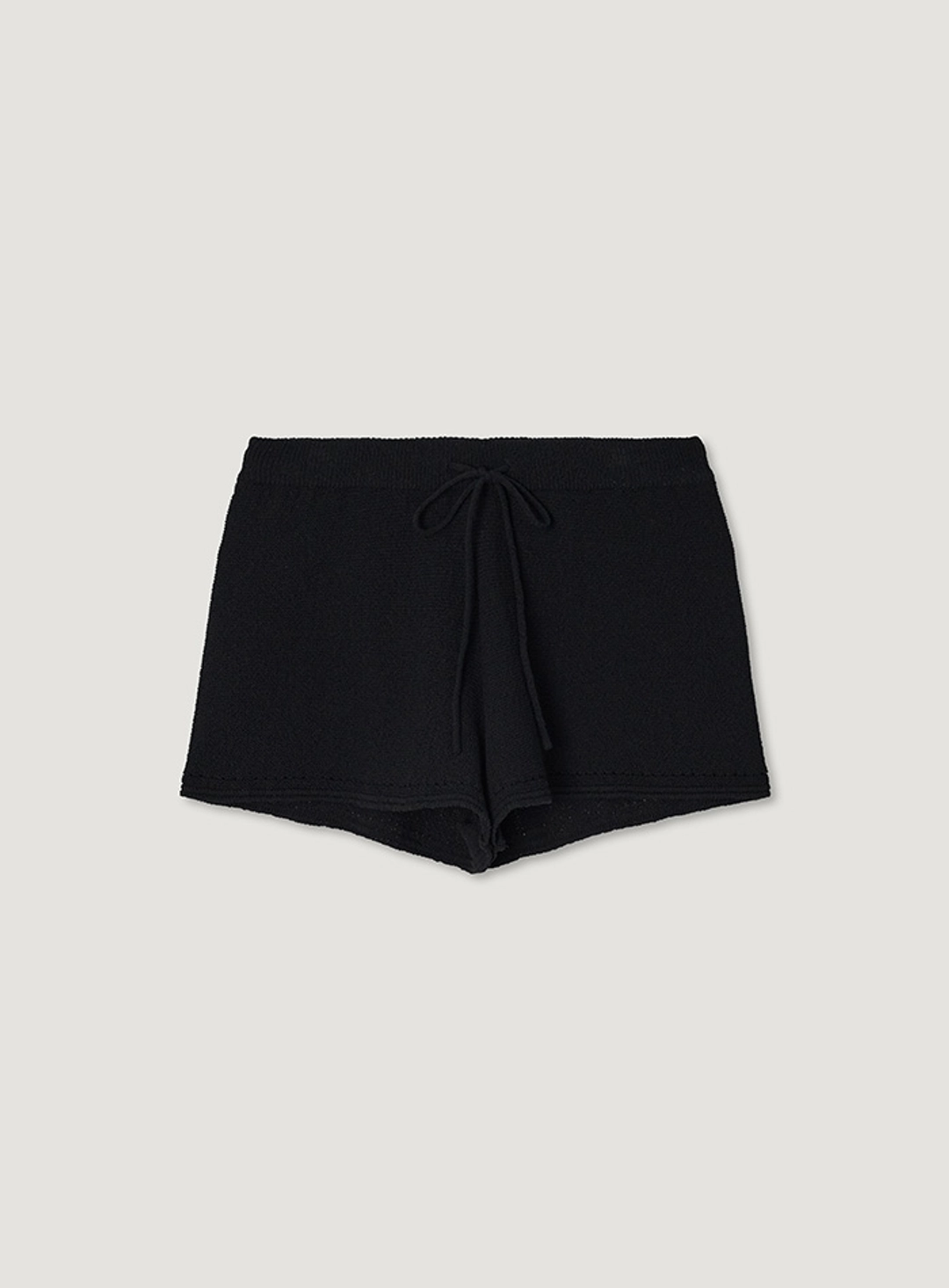 망고매니플리즈 OASIS KNIT SHORTS_BLACK 상품 이미지 1