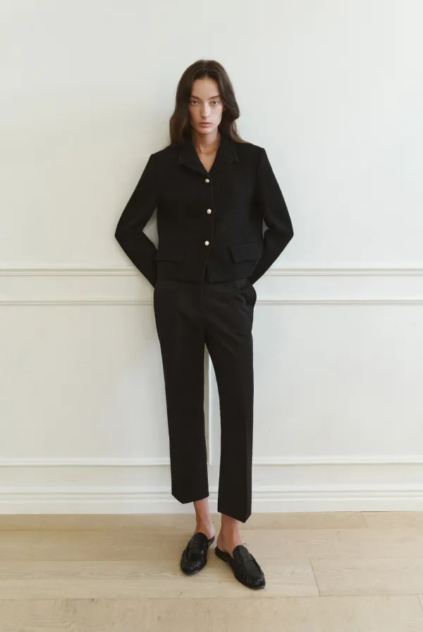Sleek Line Pants (Black)
