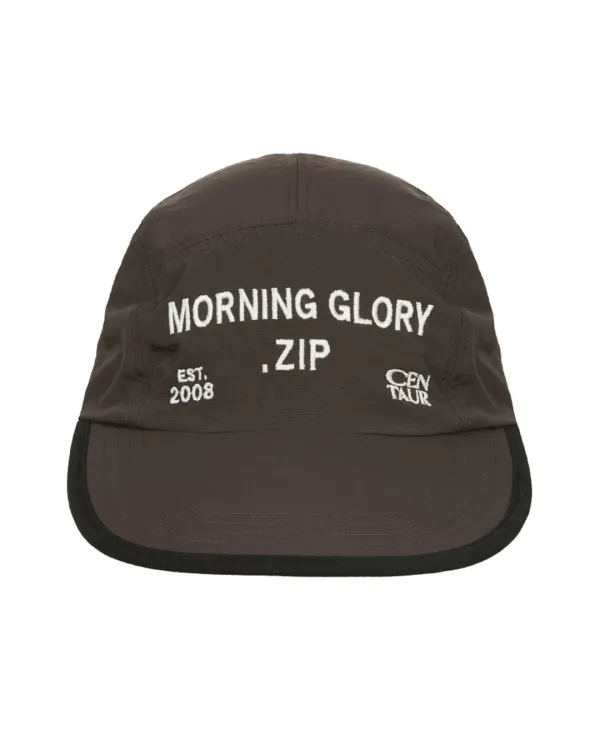 MORNING GLORY NYLON CAMP CAP_BROWN