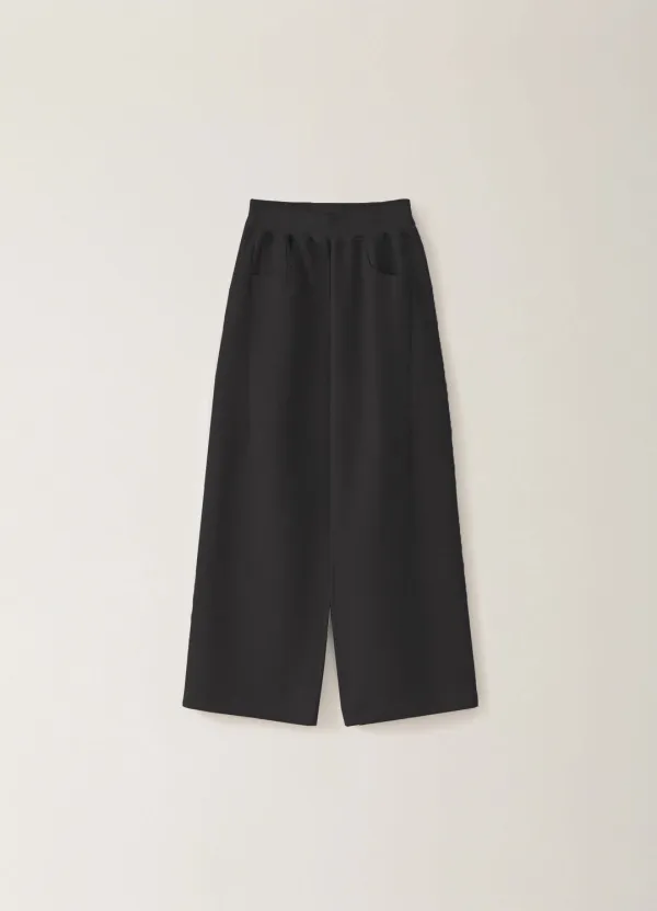 [Limited] Jacquard Two-Way Pants -  Black