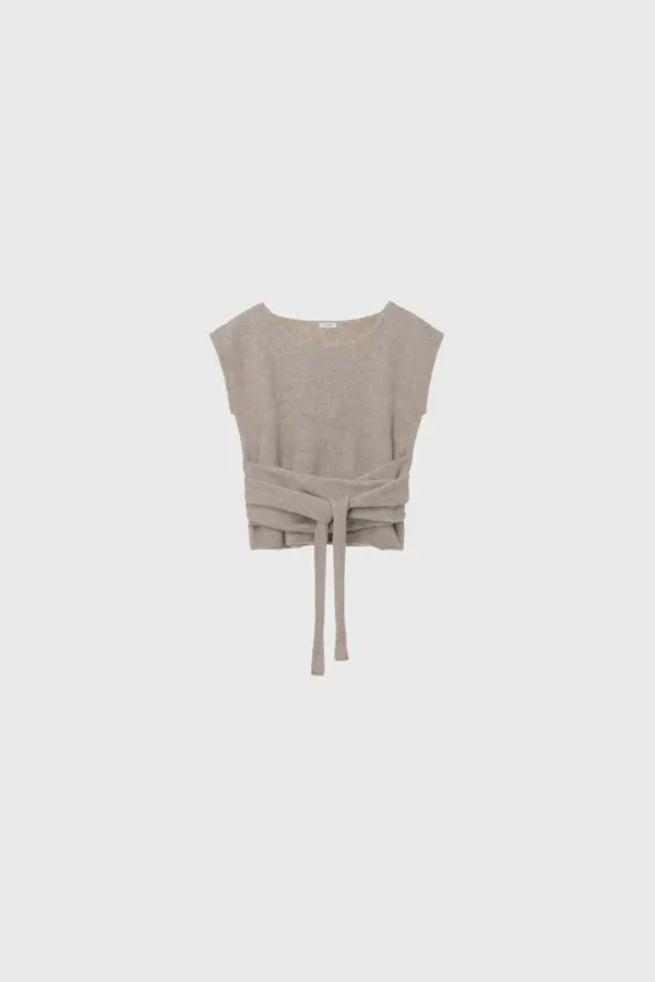 Raccoon lace knit (beige / brown / black / ivory)
