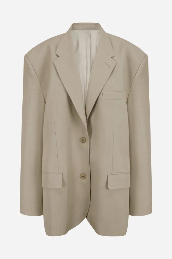 solid tailored jacket