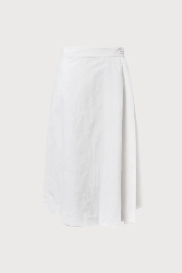 Part.8 Drift wrap Skirt (white, black)
