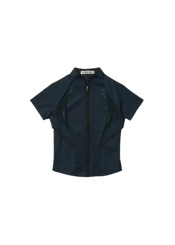 Slashed Zip Top
