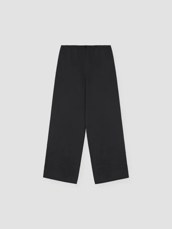 BIAS SATIN WIDE PANTS_BLACK_OE3C2MPL91BKA