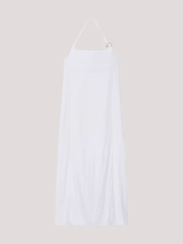 Halterneck Dress_Ivory