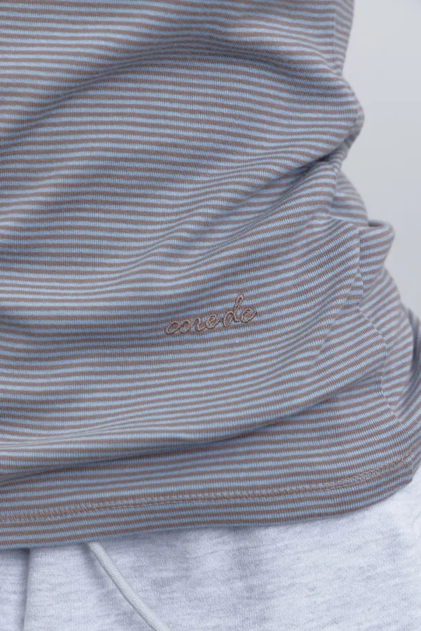[5차] Momo stripe sleeveless (sky blue)