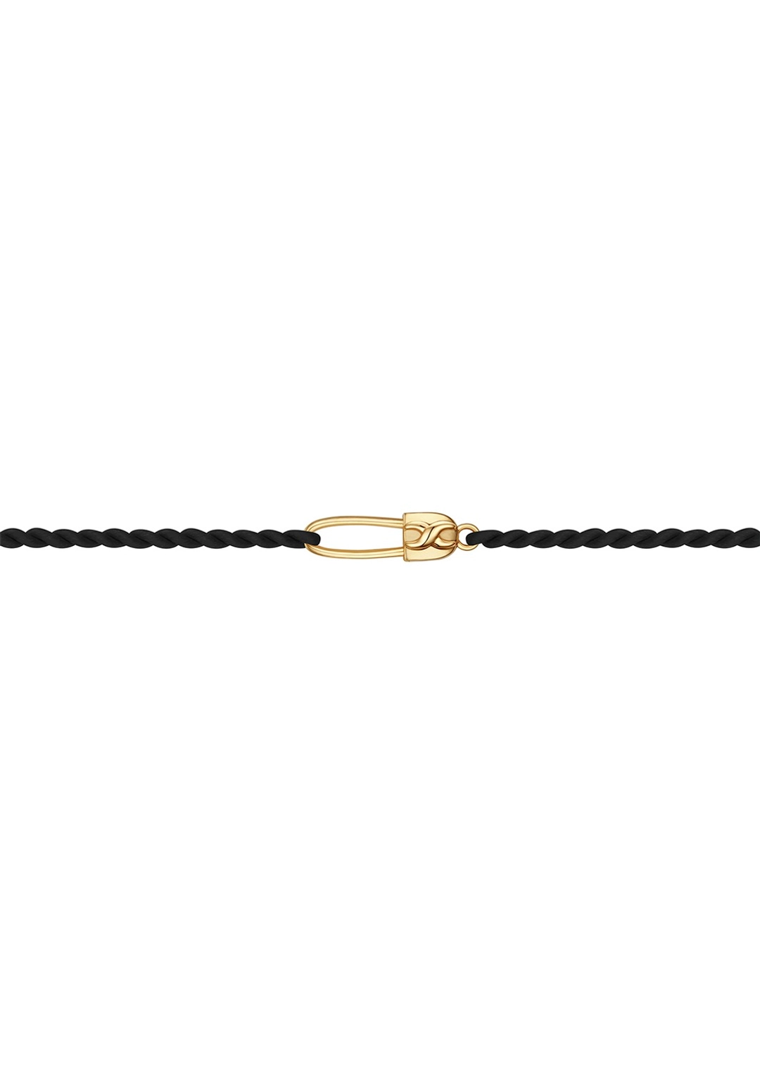 에스실 [G] Safety Pin Silk Bracelet_Black 상품 이미지 2