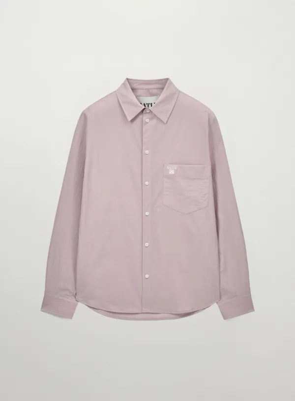 Seersucker Pocket Shirt - Pink