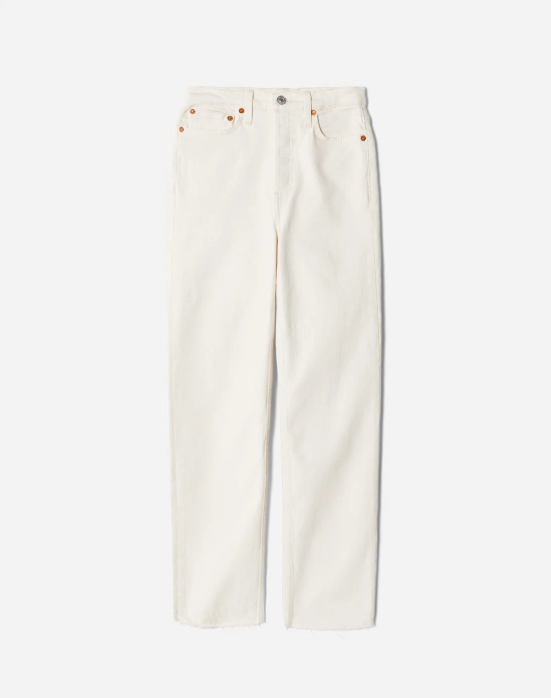 리던 Comfort Stretch High Rise Stove Pipe - Vintage White 상품 이미지 1
