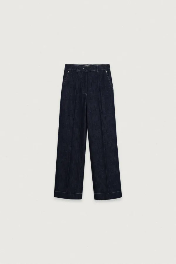 NON-FADE DENIM [MID BLUE]
