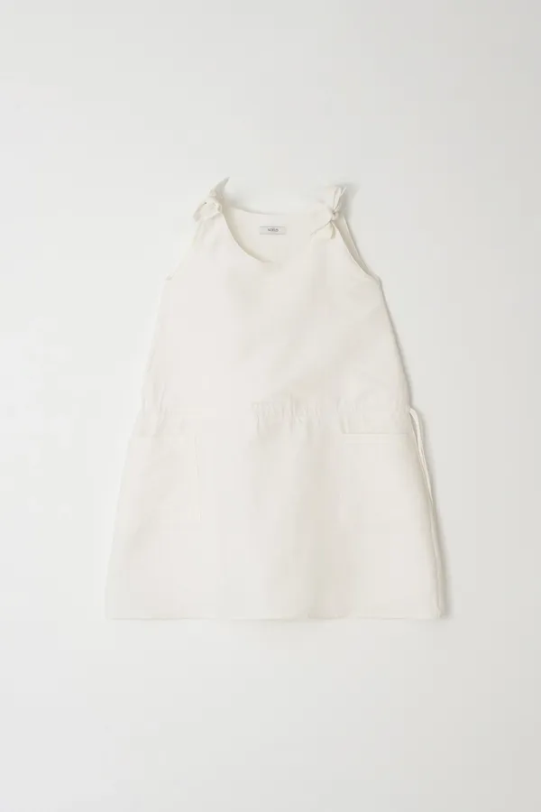 Ribbon dress (Ivory)