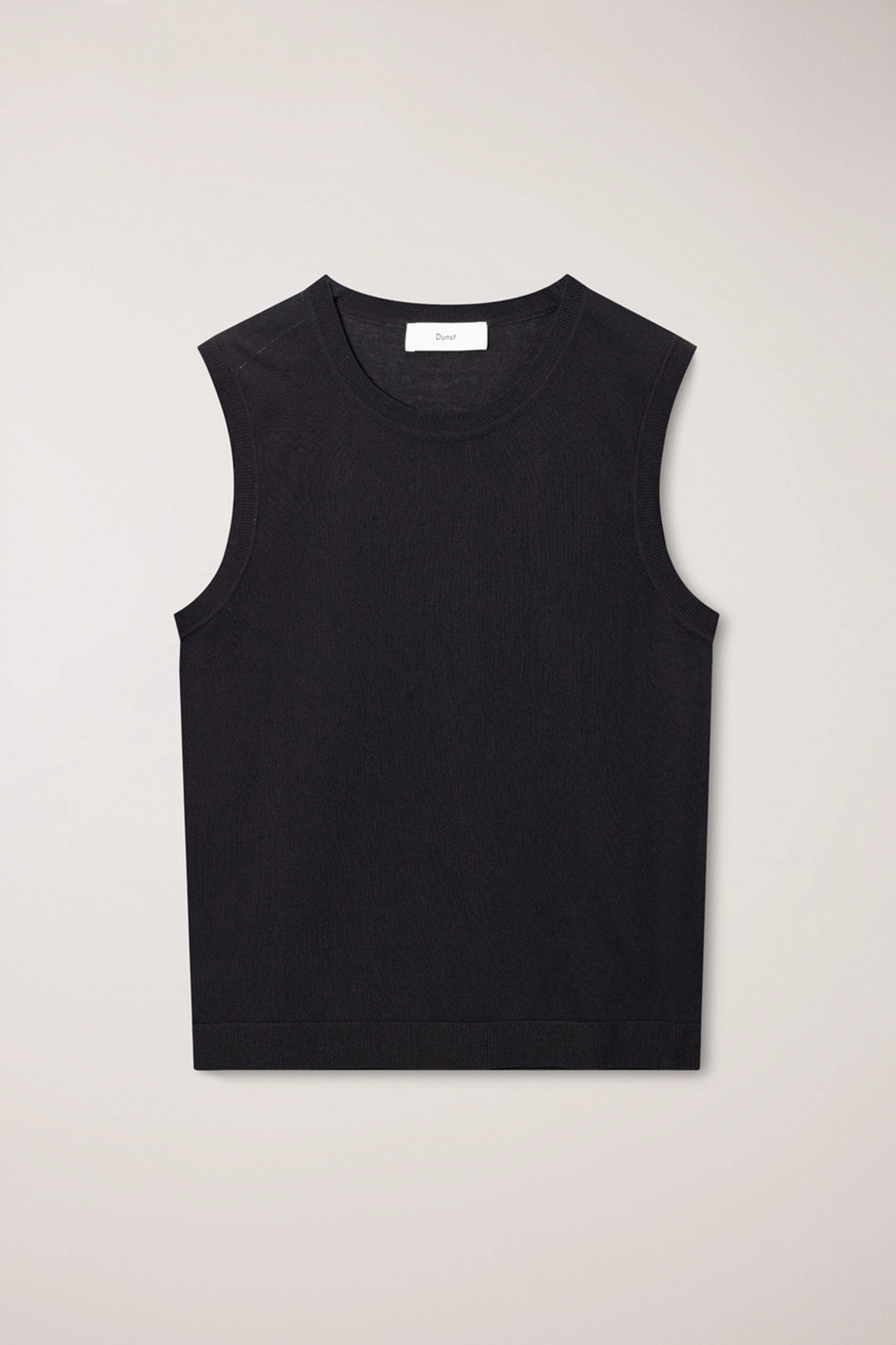 던스트 UNISEX SHEER LAYERING KNIT VEST BLACK_UDSW6B131BK 상품 이미지 1