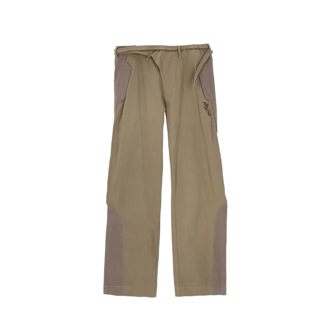 코스트퍼킬로 BELTED CHINO PANTS OLIVE 상품 이미지 2
