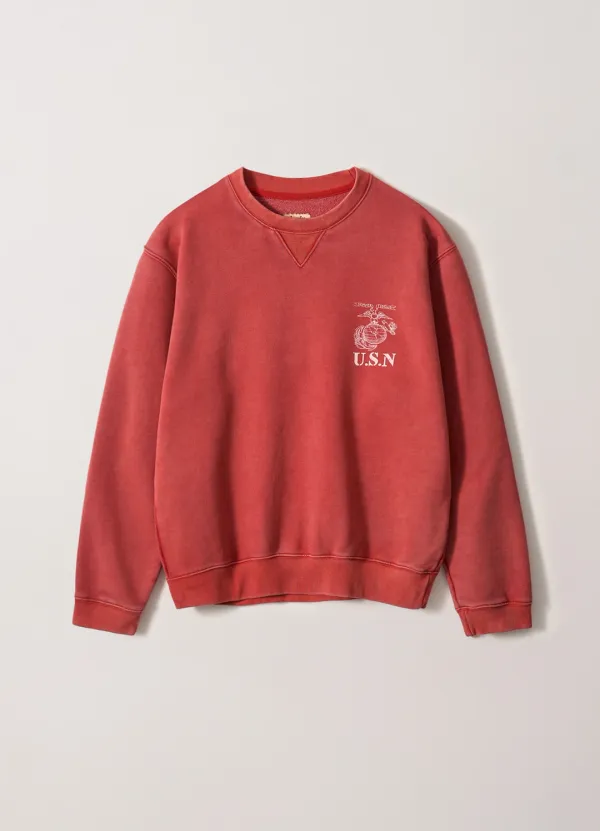 Usn SweatShirt (Vintage Red)