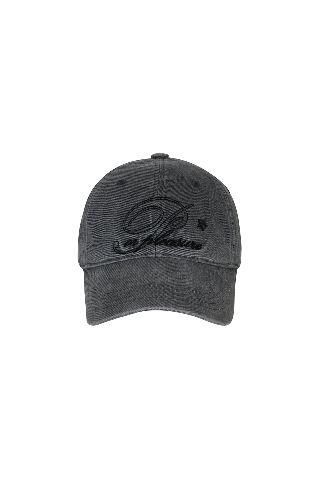 페인오어플레져 P LOGO WASHED BALL CAP charcoal 상품 이미지 2