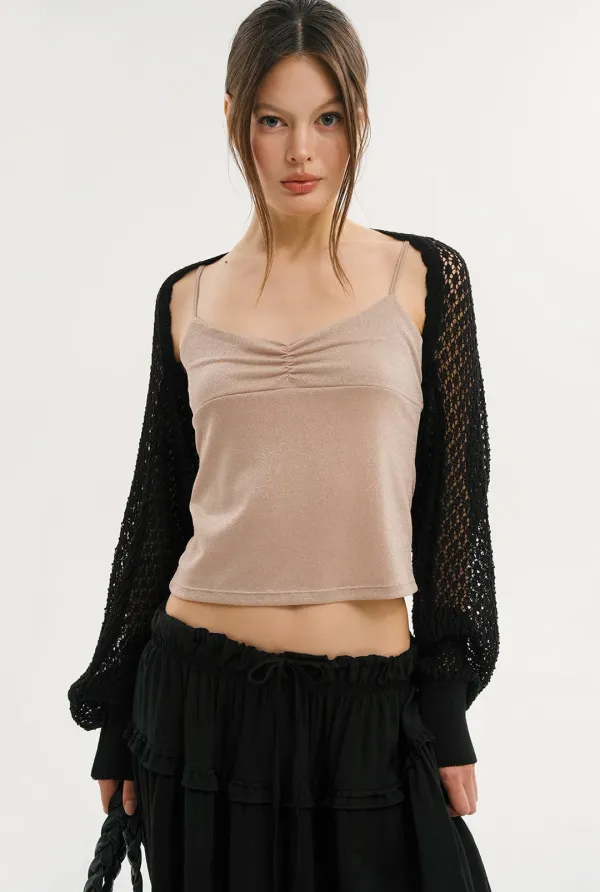 Shimmering top